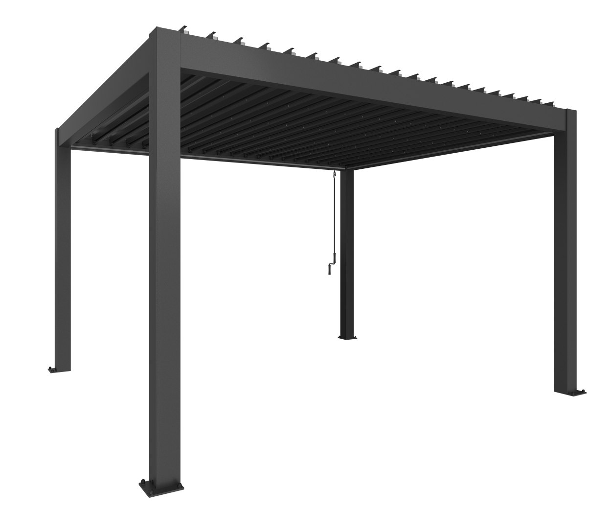 Biohort Pergola 4x3,5 , tmavě šedá metalíza