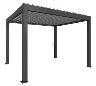 Biohort Pergola 3,5x3, tmavě šedá metalíza / stříbrná metalíza